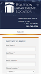 Mobile Screenshot of apartmenthouston.com
